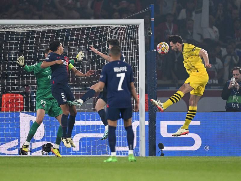 Mats Hummels seals Champions League final place for Dortmund as PSG crash out