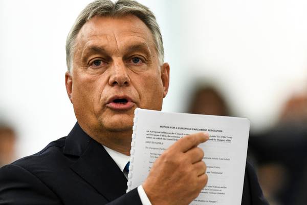 European Parliament votes to rebuke Hungary