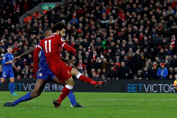 Salah brace sees Liverpool come from behind against Leicester