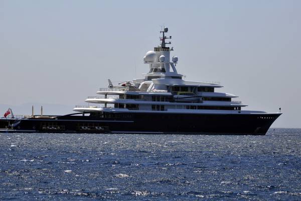 Russian billionaire’s €400m superyacht given to former wife in divorce case