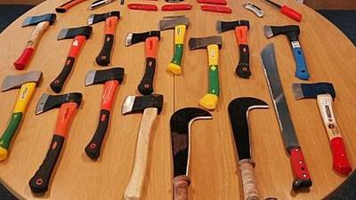 Weapons confiscated at Strabane funeral bought for occasion