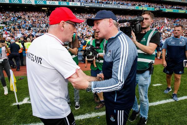 Mickey Harte: ‘I feel hurt but it’s not like the real hurt of loss’