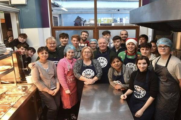 Penny Dinners group serve up Christmas food service for 700 people