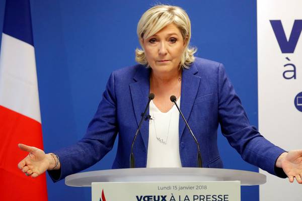Marine Le Pen re-emerges whistling the same old tune