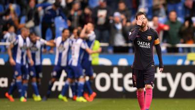 No miracle comeback for Barcelona against Deportivo