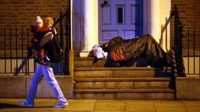 Number of rough sleepers in Dublin falls by almost a quarter, latest figures show