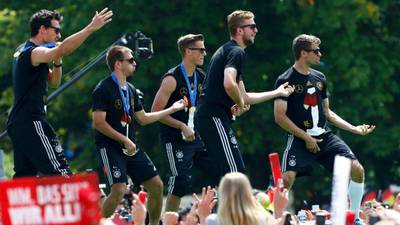 Germany welcomes 'Das Ding' and crowns its World Cup heroes in Berlin