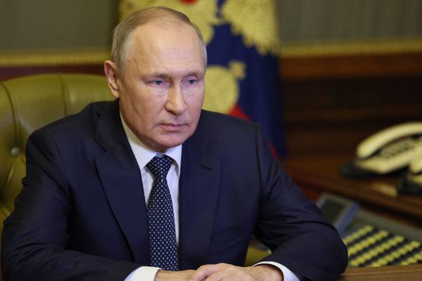 Putin says Russia strikes on Ukraine a response to 'terrorist acts'