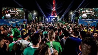 Irish soccer fan jailed for eight months in Paris for assault