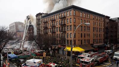 New York apartments collapse after apparent gas explosion