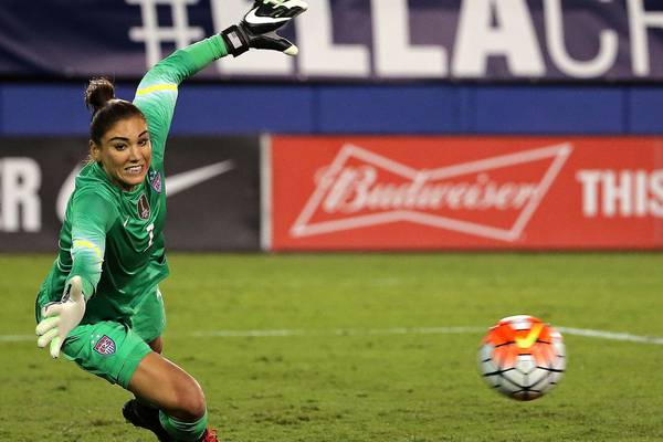 Hope Solo not giving up on her football dreams just yet