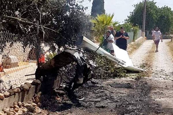 Seven dead in collision between helicopter and small plane in Majorca