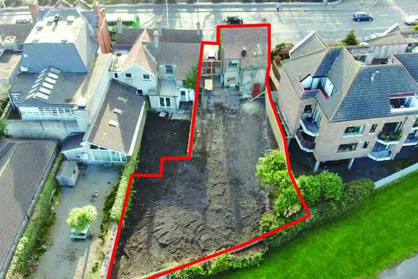 Blackrock site with plan in place for five high-end homes seeks €1.5m
