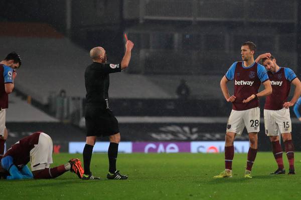 West Ham’s Tomas Soucek has controversial red card overturned