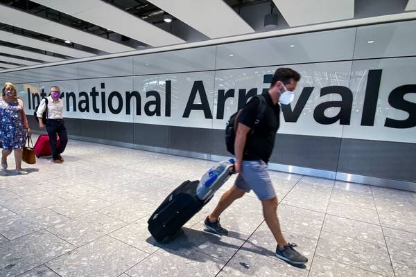 International travellers to Northern Ireland must undergo pre-departure Covid test