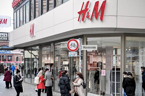 H&M’s sales recover in March as hundreds of stores reopen