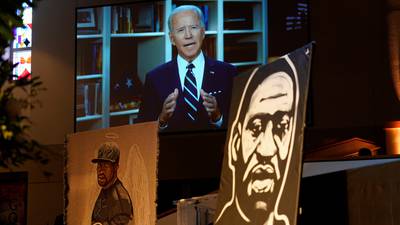 US protests have complicated Joe Biden’s path to the presidency