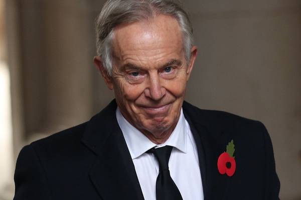 Tony Blair receives knighthood in queen’s honours list