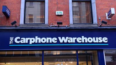 Carphone Warehouse cuts losses by 70% in Ireland