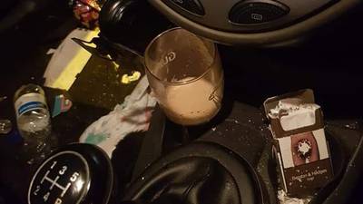 ‘Most bizarre yet’: Driver stopped with pint of Guinness in car