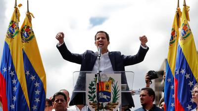 Venezuela’s opposition leader declares himself interim president