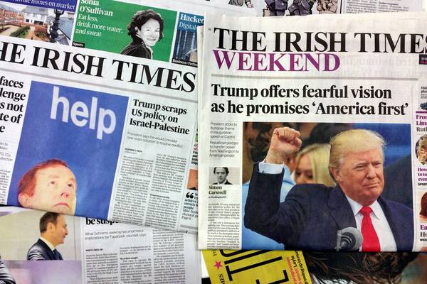 ‘The Irish Times’ had daily circulation of 77,657 in first half of this year
