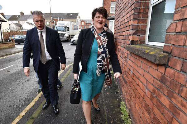 Arlene Foster says she is open for discussions with Sinn Féin