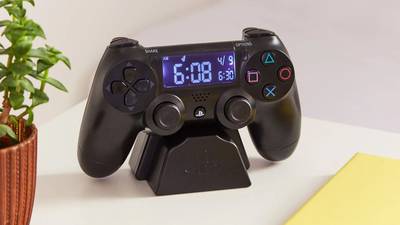 PlayStation-themed alarm clock for the gamer in your life
