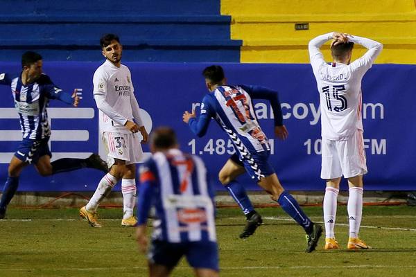 Real Madrid knocked out of Copa del Rey by third tier Alcoyano