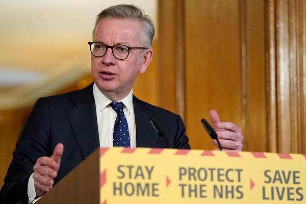 Michael Gove self-isolating over Covid-19 fears
