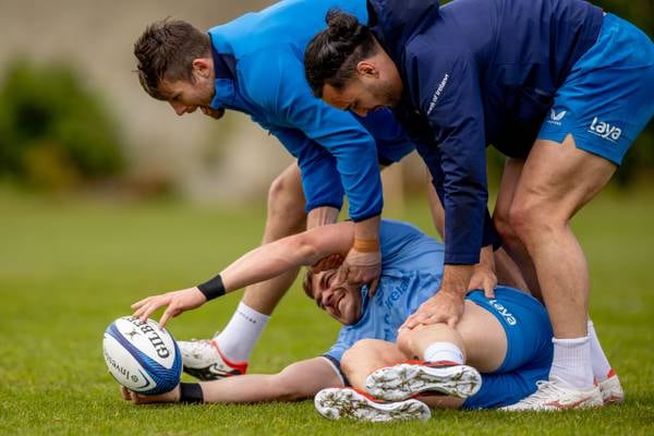 Leinster’s Robin McBryde notes fine line between battle-hardened and battle-weary 