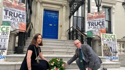 Truce of 100 years ago, which ended War of Independence, marked at Mansion House