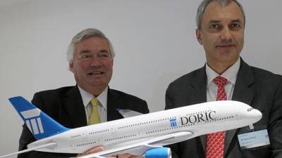 Leasing company Doric unveils $8bn order of 20 Airbus A380 aircraft