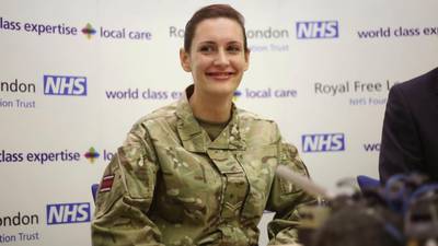 British military medic declared free of Ebola