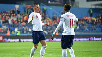 Ross Barkley at the double as England hit Montenegro for five