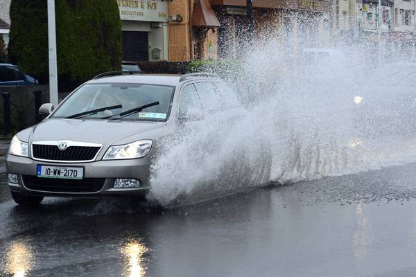 Heavy rain and flooding expected as weather warning issued for 20 counties