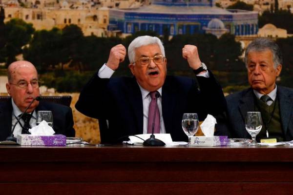 Israeli leaders denounce Abbas speech on peace talks