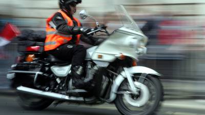 Motorcyclist charged with travelling 218km/h on M20