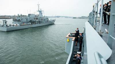 Taoiseach marks 75th anniversary of Naval Service in Cork flotilla