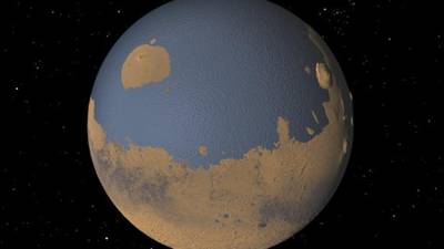 Mars had vast ocean of 20 million cubic kilometres of water