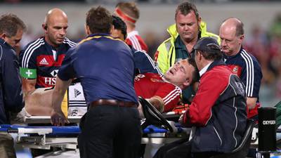 Healy suffers ankle ligament  injury in Lions rout