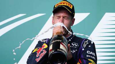 Vettel’s only battle now with record books  as he takes chequered flag in USA
