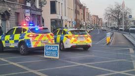 Garda motorbike damaged in collision in Dublin city centre
