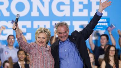 Hillary Clinton chooses Tim Kaine as her running mate