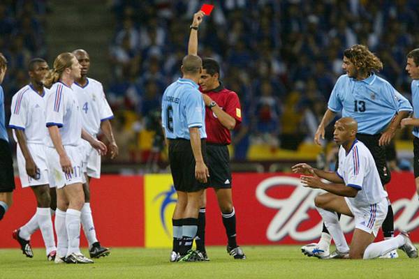 The history of France v Uruguay