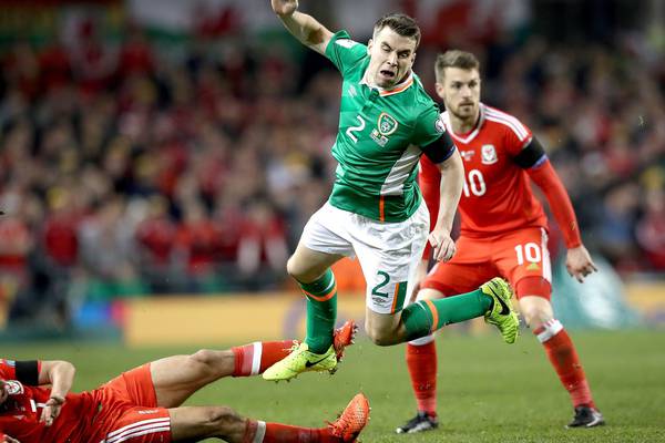 Coleman’s injury sours  a productive night for Ireland