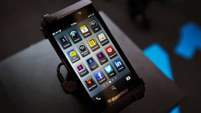 BlackBerry shares rally on takeover hopes