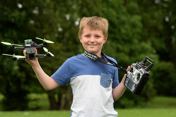 Boy (10) becomes State’s youngest qualified commercial drone pilot