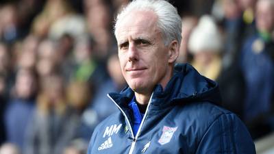 Mick McCarthy apologises for offensive language after Ipswich goal