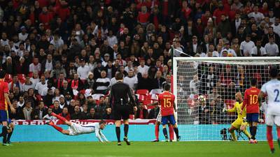 Spain leave it late to draw back England at Wembley